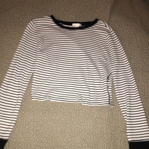 cropped stripped top!